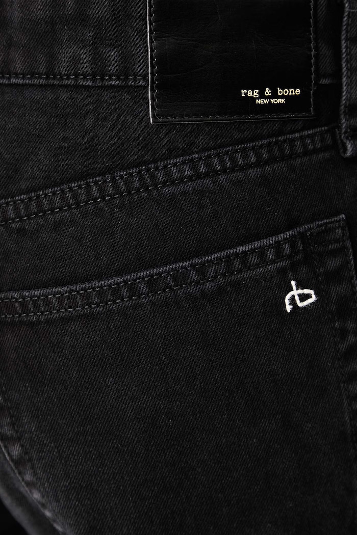 Jeansy relaxed fit damskie rag & bone RJ9D26F1RSH czarny