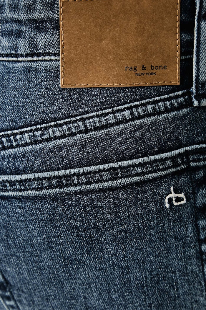 Jeansy bootcut damskie Kinsley rag & bone RJ4B26P1FSA niebieski