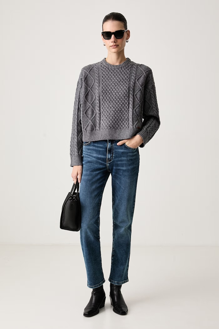 Guess Jeans Straight traperice za žene W6BA98.D1836 plava AW26