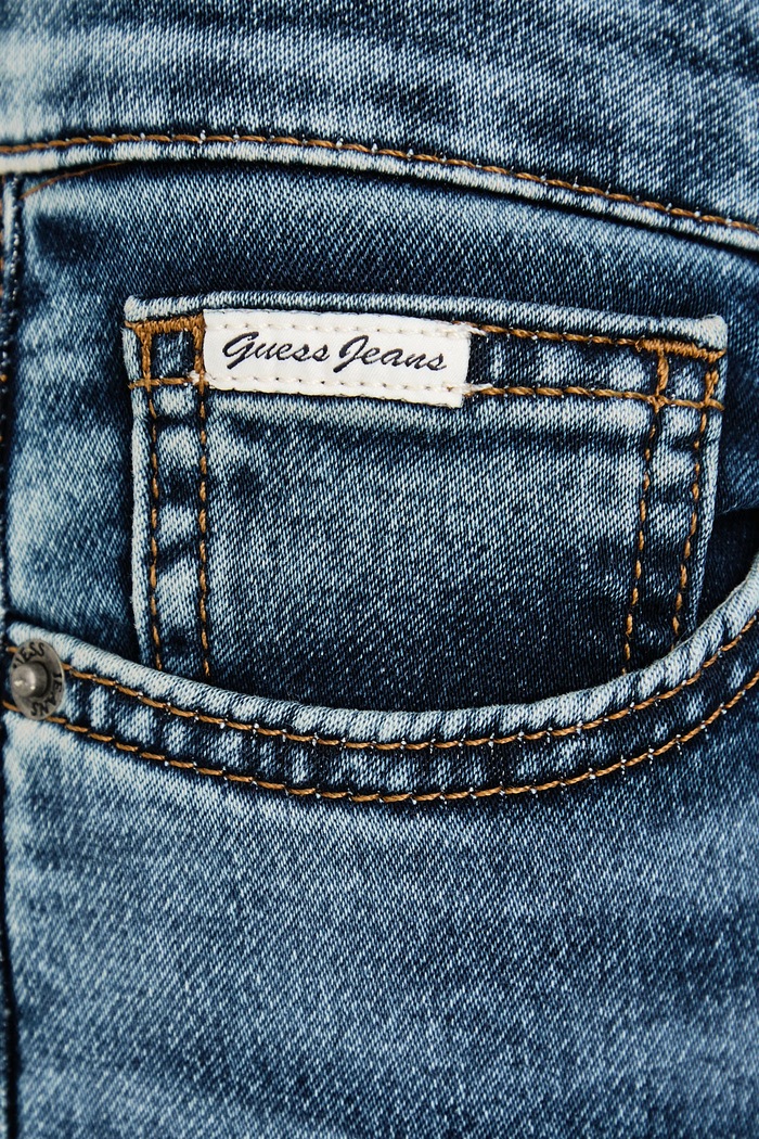Straight traperice za žene Guess Jeans W6BA98.D1836 plava