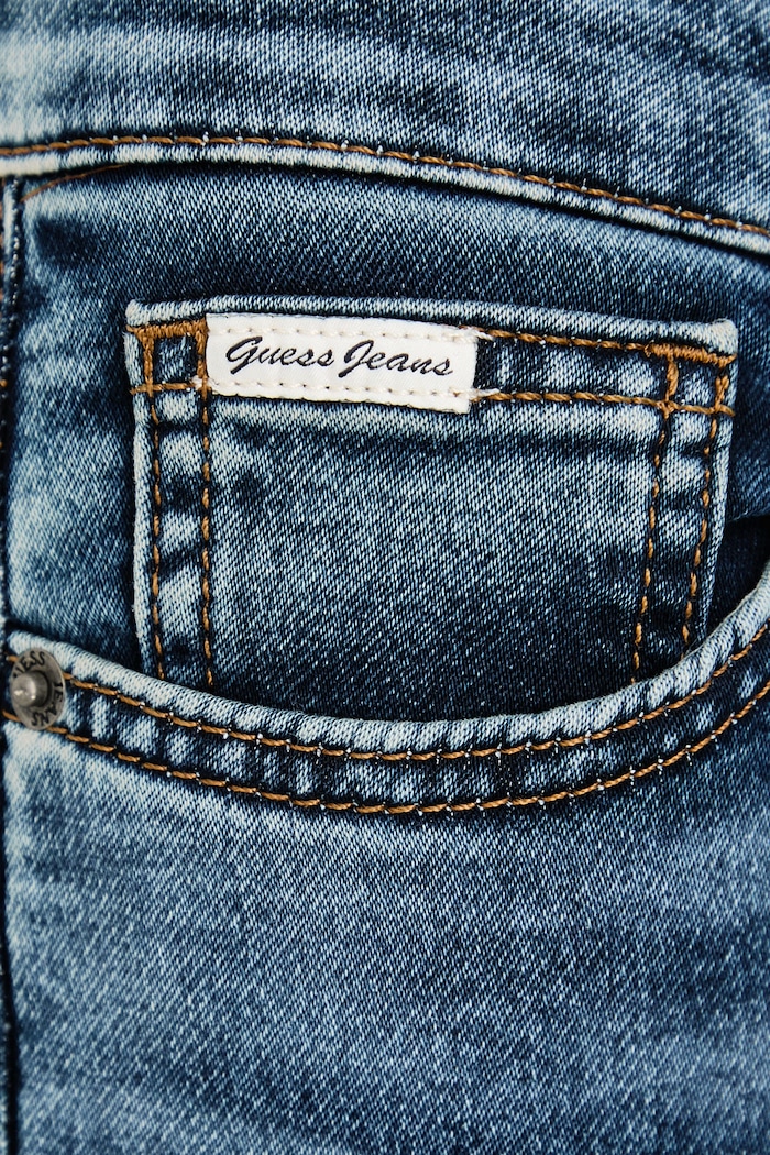 Straight traperice za žene Guess Jeans W6BA98.D1836 plava