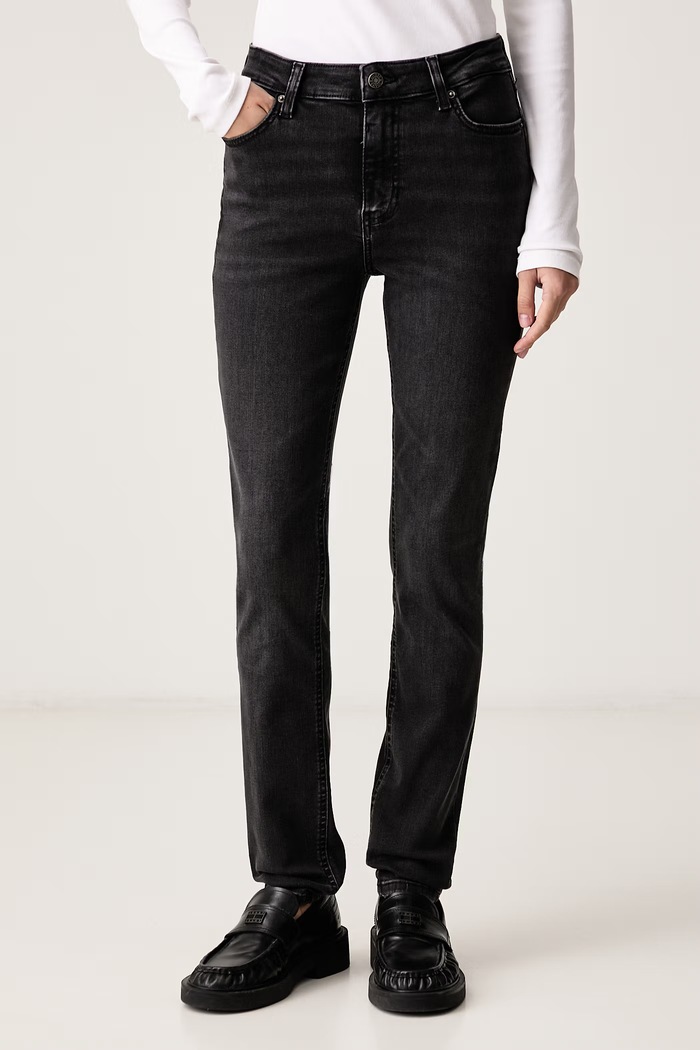 Guess Jeans Jeansy skinny damskie czarny W6BA92.D1785