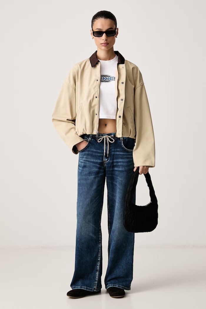 Guess Jeans Wide leg džíny dámské W6BA23.D1797 modrá AW26