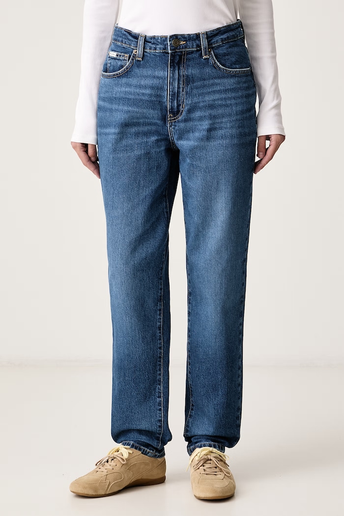 Guess Jeans Mom džíny dámské modrá W6BA0D.D1788