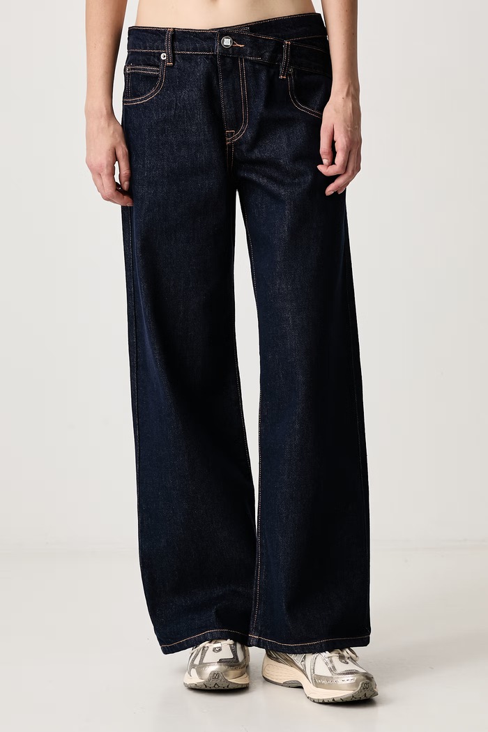 WRSTBHVR MEG V3 jeansy relaxed fit damskie niebieski W8026SB.M