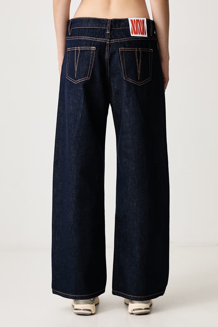 Odzież WRSTBHVR MEG V3 jeansy relaxed fit damskie W8026SB.M niebieski