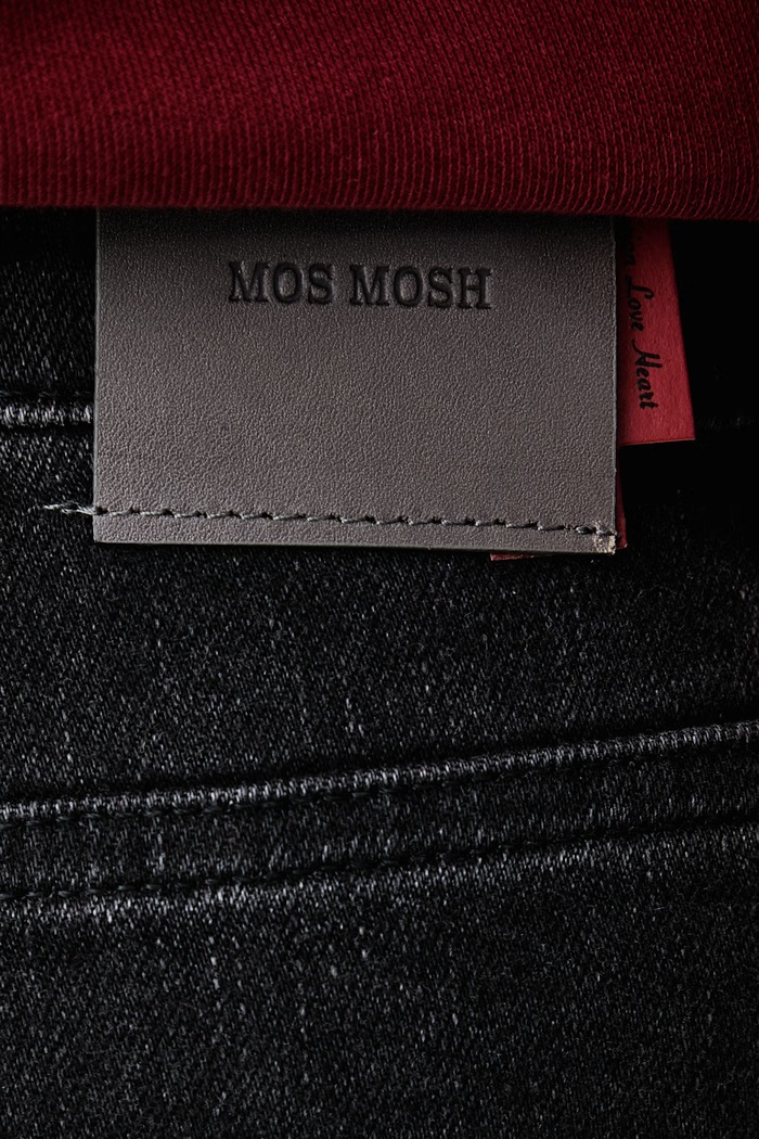 Jeansy wide leg damskie Mos Mosh 181120 czarny