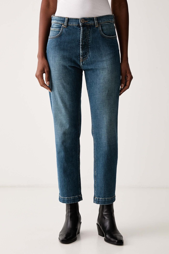 Pinko Jeansy slim fit damskie niebieski 107385.A3KA