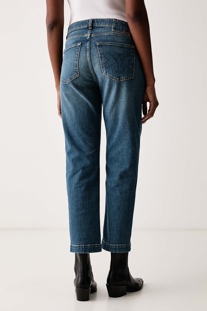 Odzież Pinko Jeansy slim fit damskie 107385.A3KA niebieski