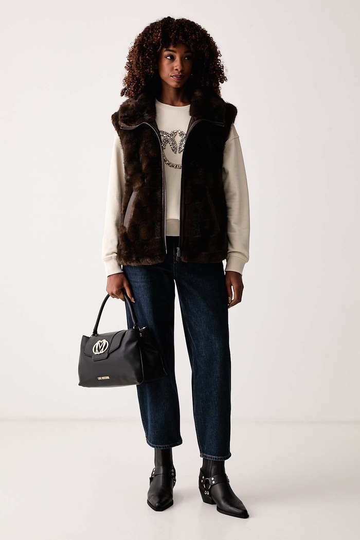 Pinko Jeansy relaxed fit damskie 103857.A3HE granatowy AW26