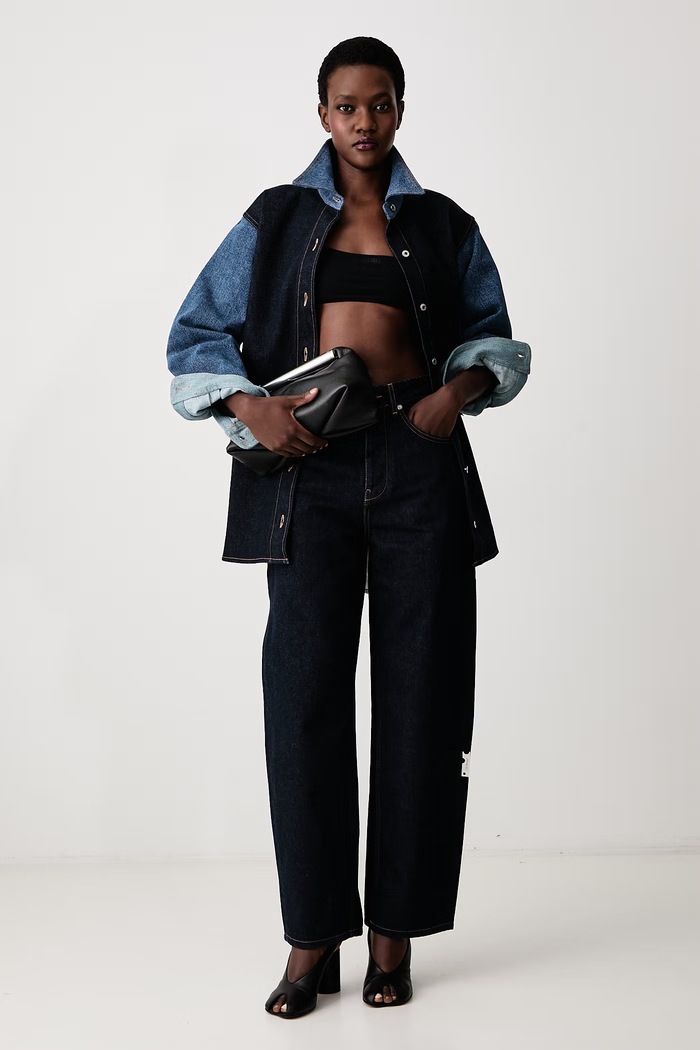 Off-White Balloon relaxed fit Γυναικεία 2FM00580B μπλε AW26