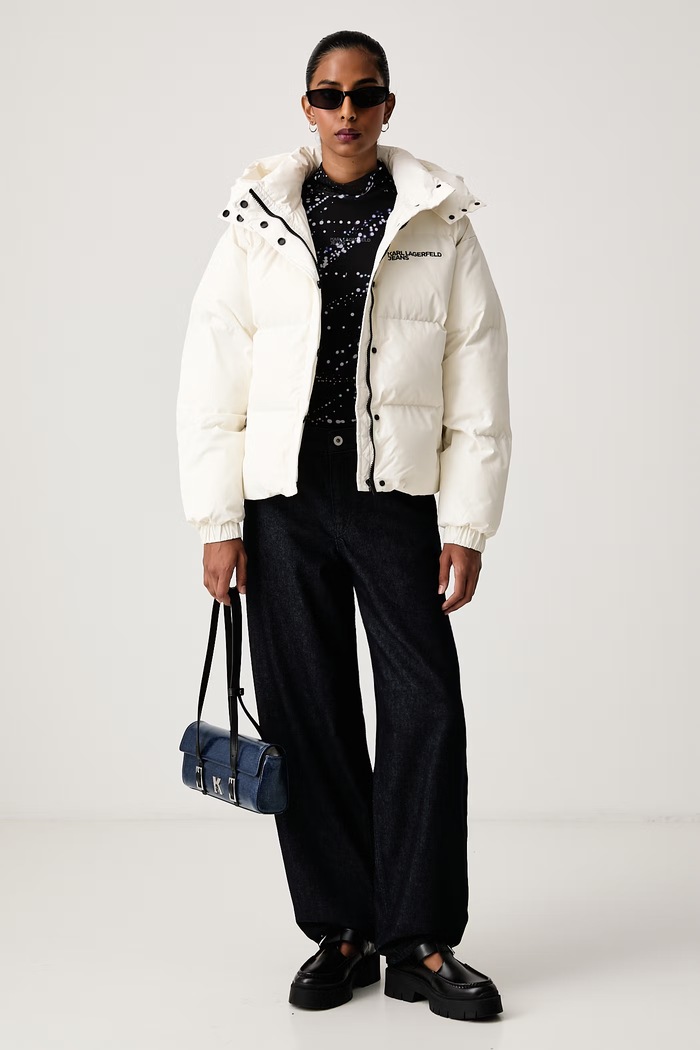 Karl Lagerfeld Jeans Barrel traperice za žene B4W10112 mornarsko plava AW26