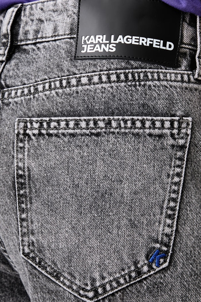 Relaxed fit traperice za žene Karl Lagerfeld Jeans B1W10105 siva