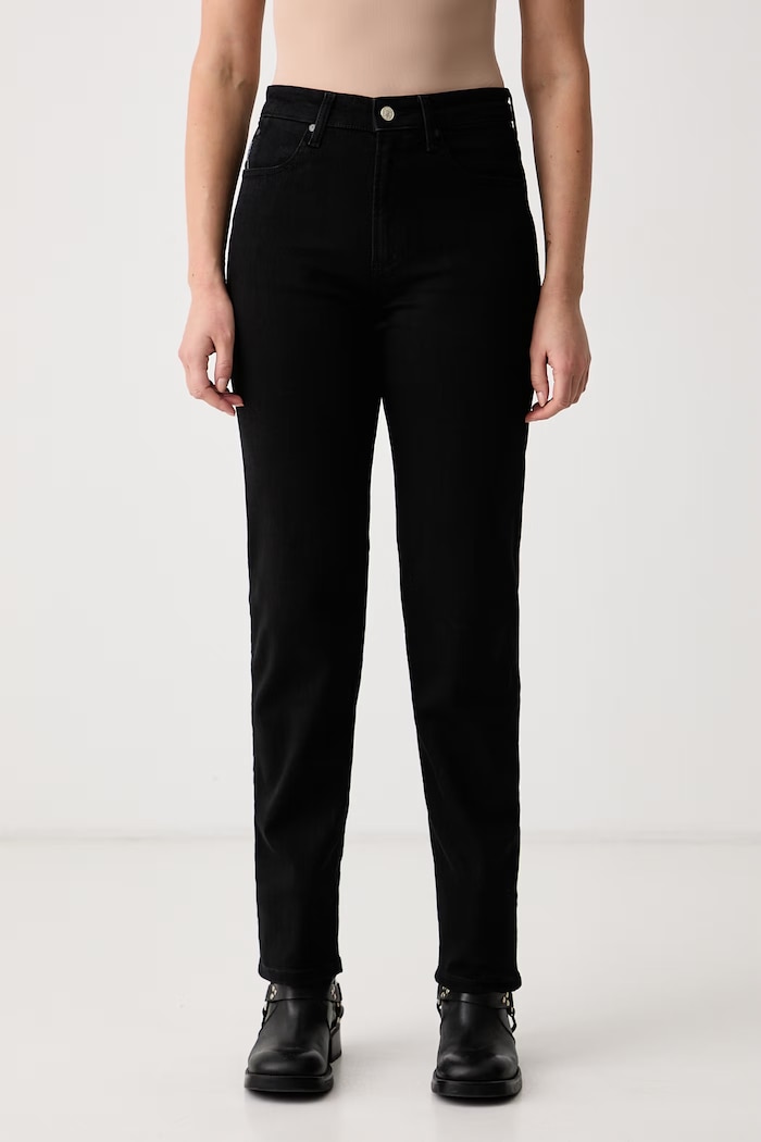 Marc O'Polo Jeansy straight damskie czarny 5000016862