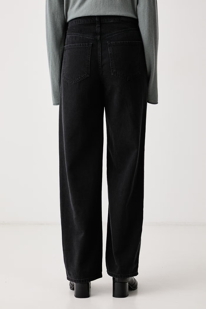 Odzież Marc O'Polo Jeansy wide leg damskie 5000009831 czarny