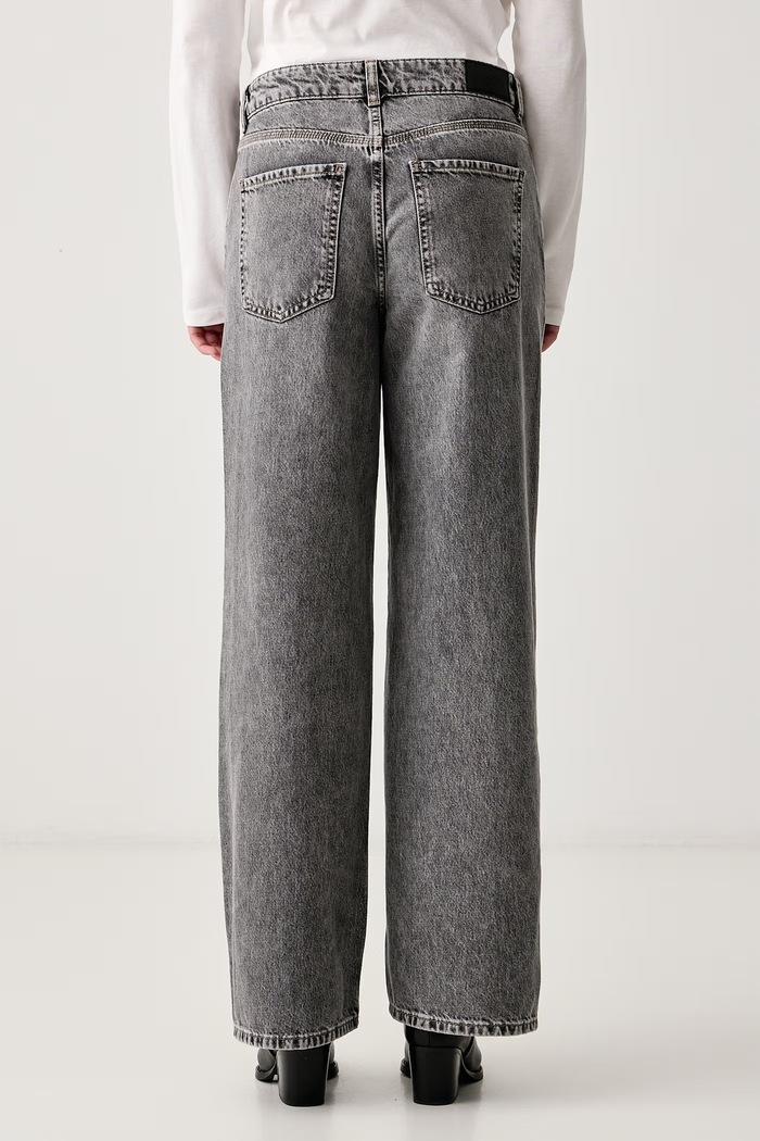 Odzież Marc O'Polo Jeansy wide leg damskie 5000016748 szary