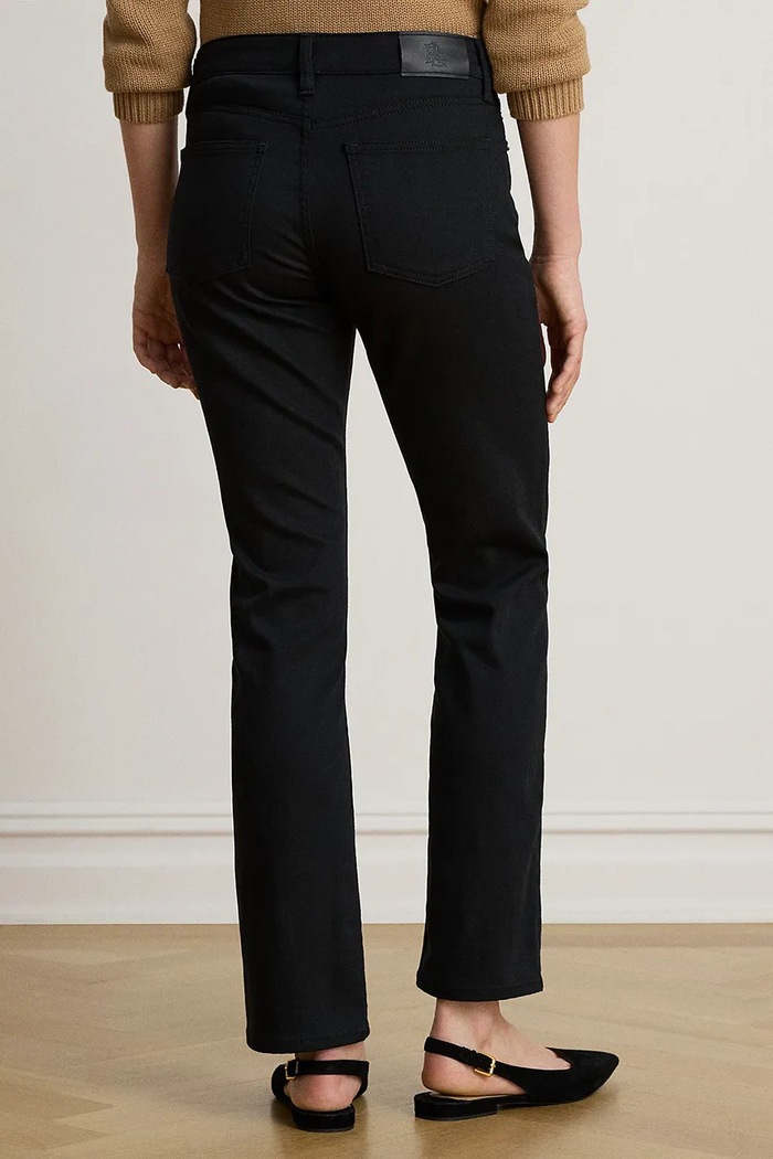 Lauren Ralph Lauren Jeansy straight damskie 200B32887 czarny AW26