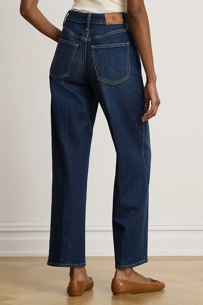 Lauren Ralph Lauren Jeansy straight damskie 200B27712 niebieski AW26