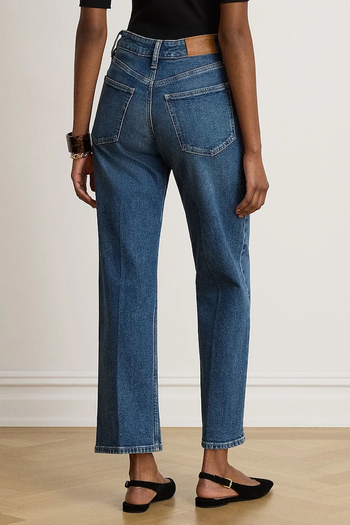 Lauren Ralph Lauren Jeansy straight damskie 200B24169 niebieski AW26