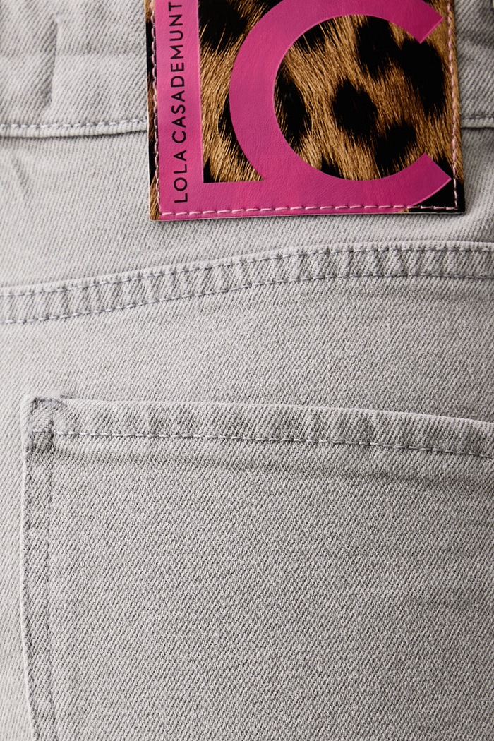 Jeansy straight damskie Lola Casademunt LS2614020 szary