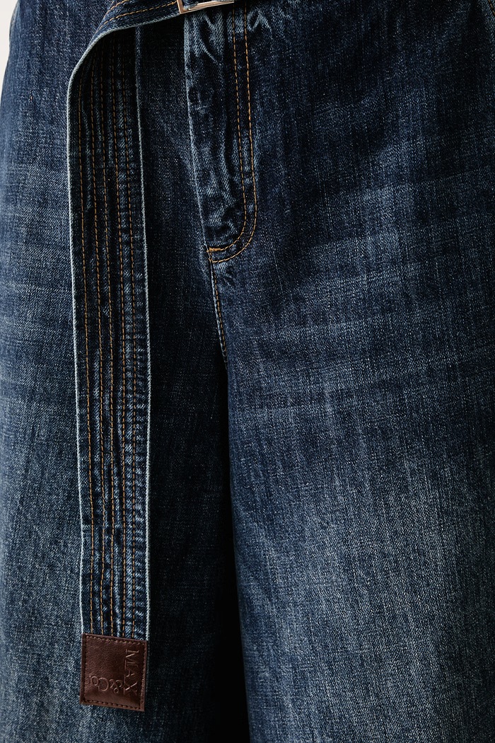 Bermudy damskie jeansowe EPOCHE Max&Co. granatowy 2626186071200