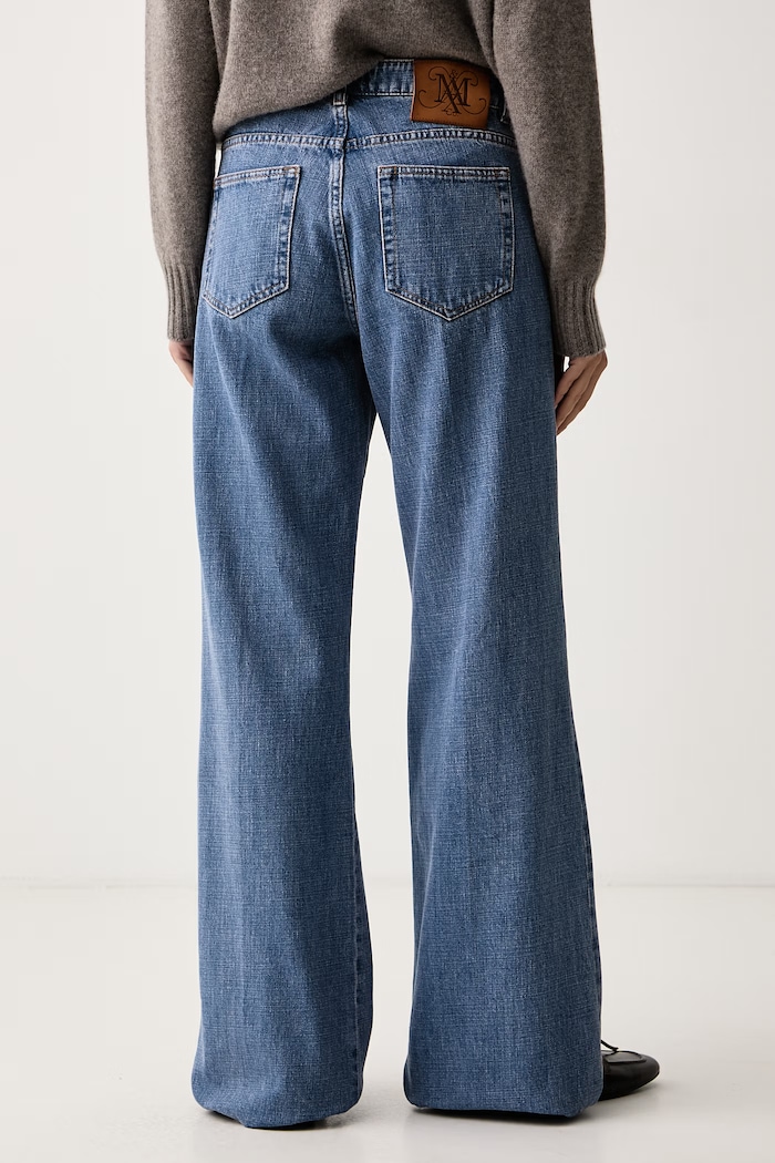 Odzież Max&Co. Jeansy bootcut damskie LIRICHE 2626186011200 niebieski