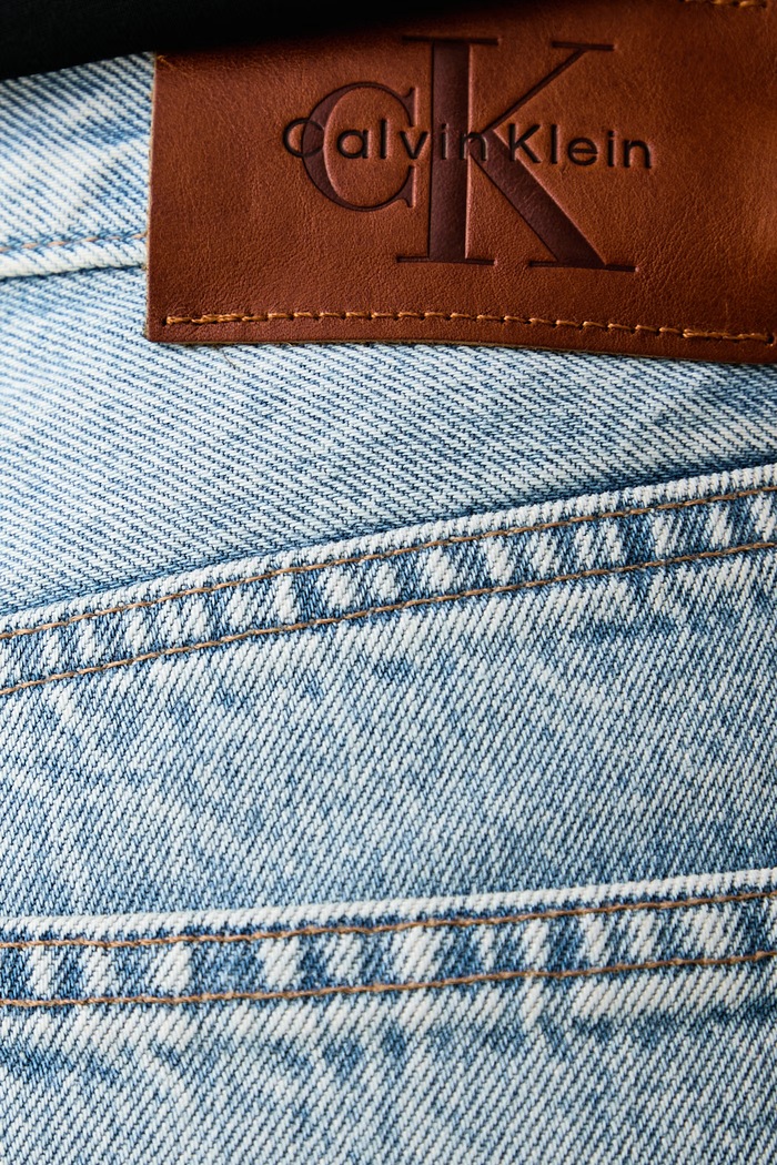 Odzież Calvin Klein Jeans Jeansy relaxed fit damskie LV147C700G niebieski