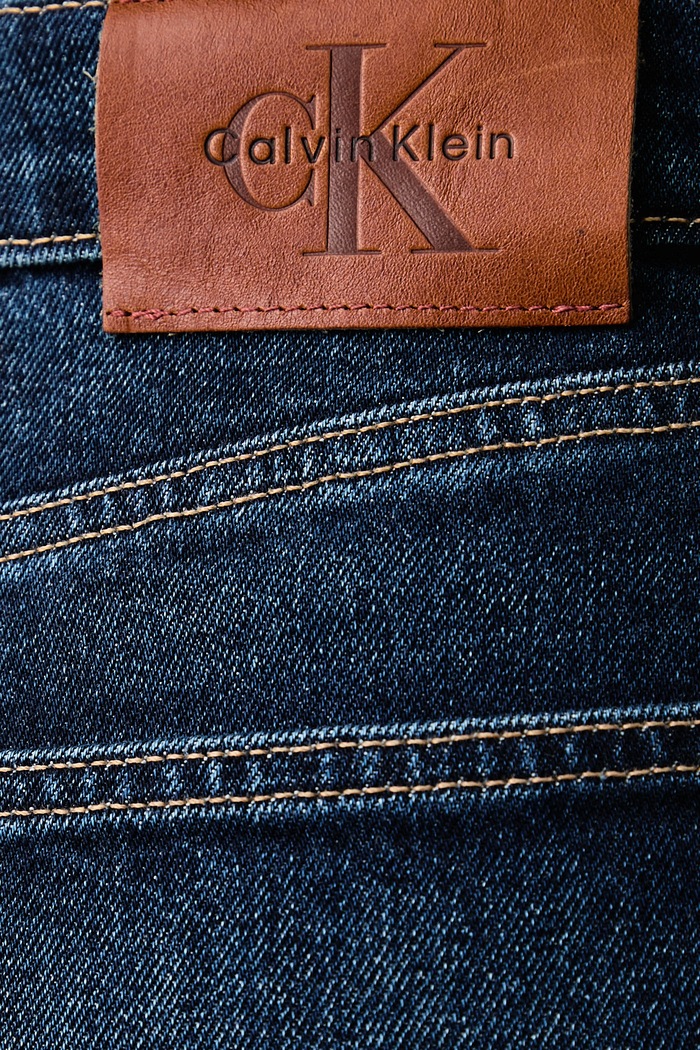 Odzież Calvin Klein Jeans Jeansy mom fit damskie LV047D842G niebieski