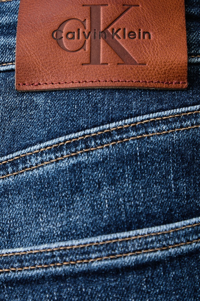 Odzież Calvin Klein Jeans Jeansy skinny damskie LV047D757G granatowy