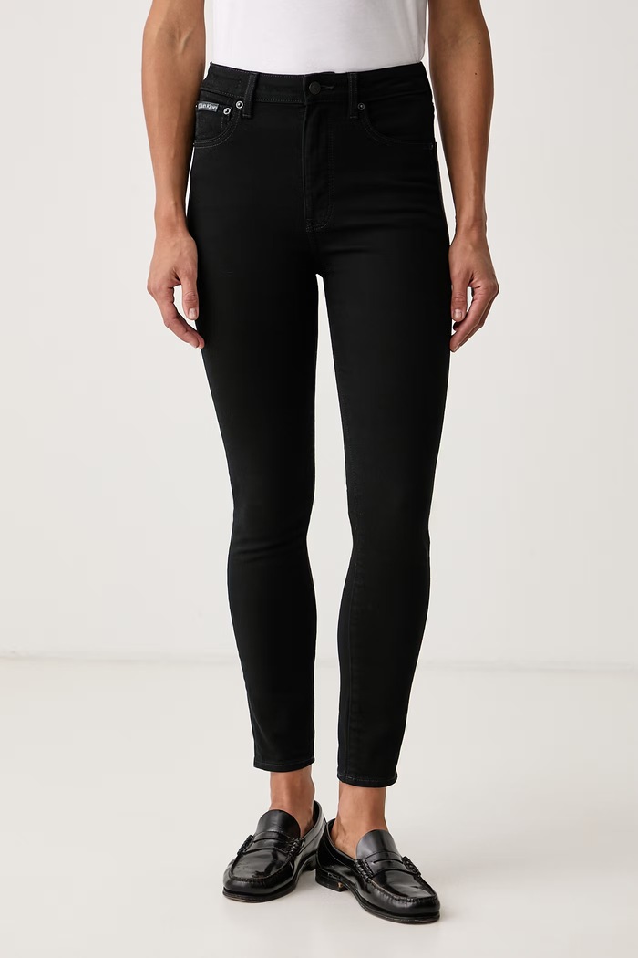 Calvin Klein Jeans Jeansy skinny damskie czarny LV047D740G