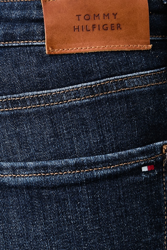 Jeansy skinny damskie Tommy Hilfiger WW0WW42485 granatowy