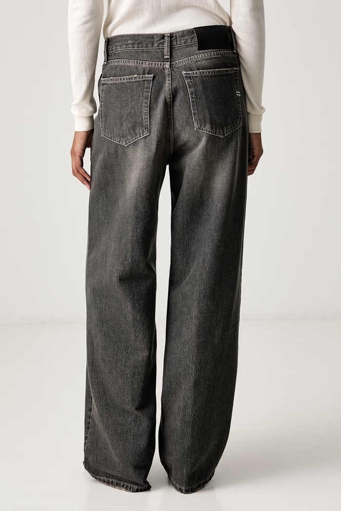 Odzież ViCOLO Jeansy straight damskie DAC5103 szary