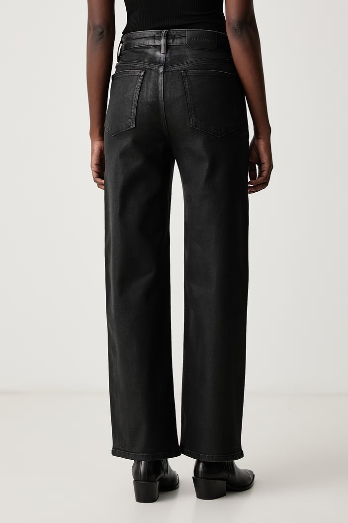 Ρούχα AllSaints Ίσια γυναικεία BRIXTON W010EF μαύρο