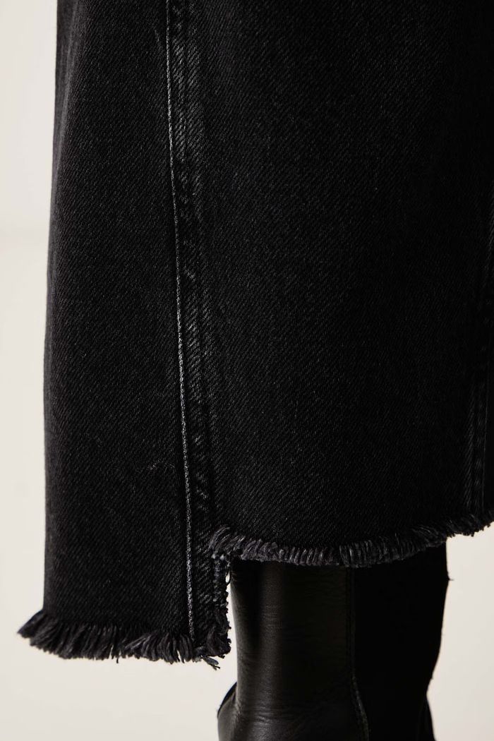 Jeansy loose damskie FOX AllSaints W040EF czarny