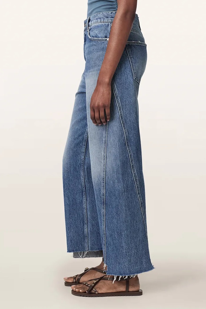 Jeansy damskie FOX AllSaints niebieski W039EF