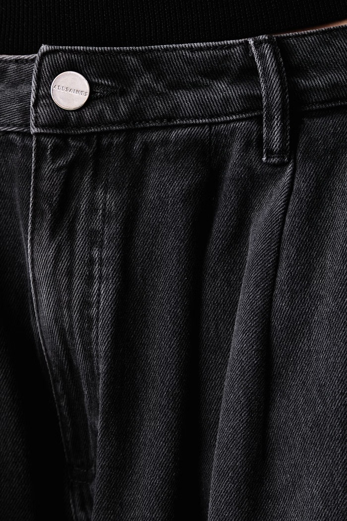 Wide leg džíny dámské AXIS AllSaints W012EF černá