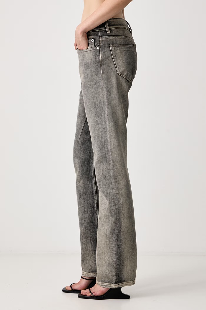 Fog cut straight traperice za žene Rick Owens DRKSHDW DS02F6310.DMK siva