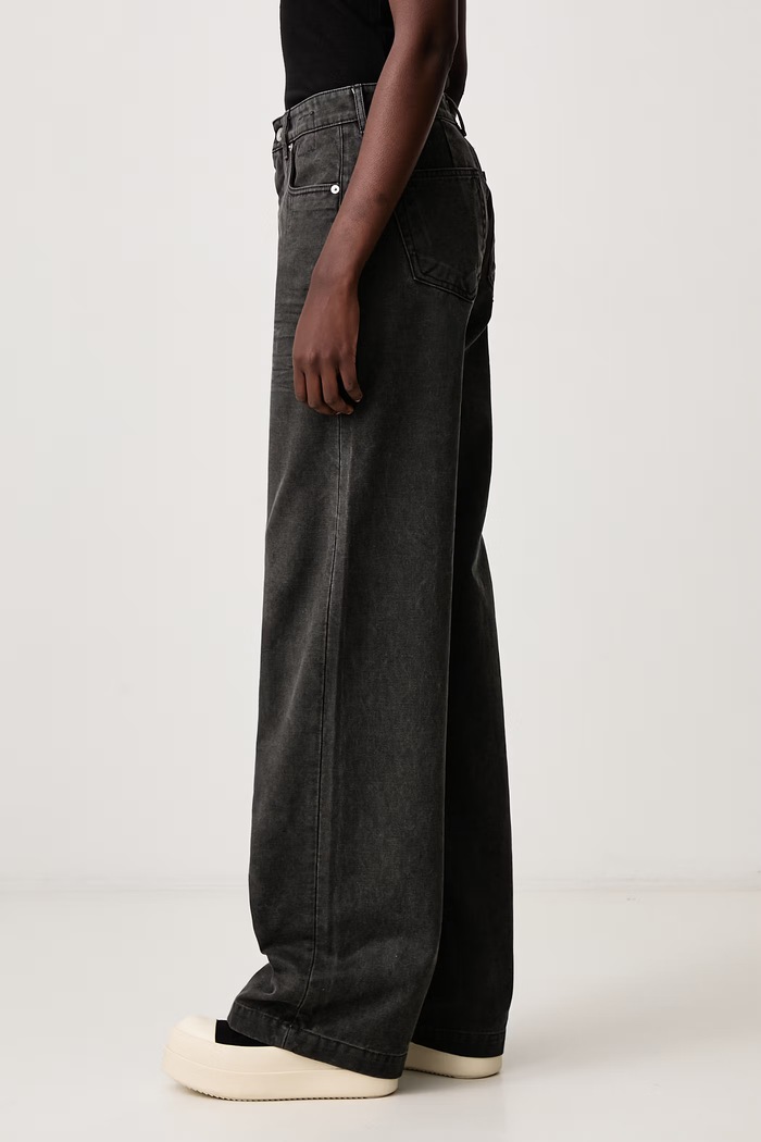 Geth джинсы straight для женщин Rick Owens DRKSHDW DS02F6305.CVG серый