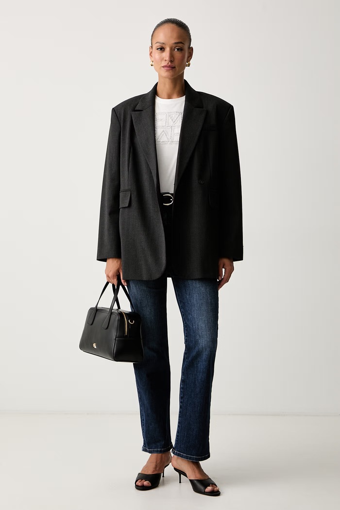 iBlues дънки straight дамски IBLPENELOPE 2627186131200 син AW26