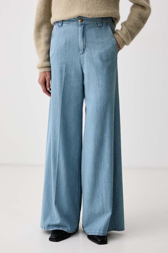 Marella Wide leg džíny dámské MLSWLEG2 modrá 2623186124200