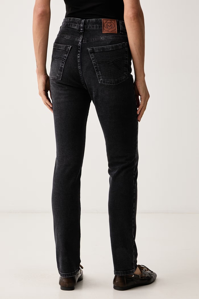 Ρούχα Marella Τζιν slim fit γυναικεία MLSHSLIM 2623186064200 μαύρο