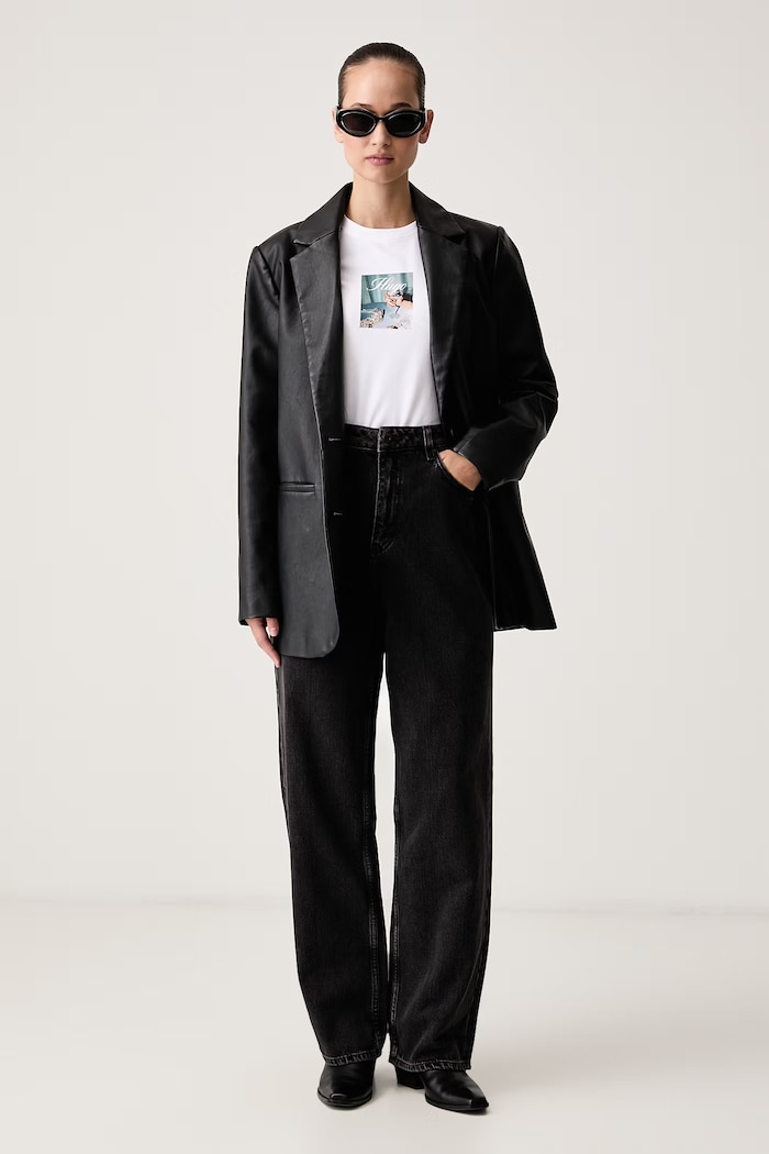 HUGO Blue Blugi loose pentru femei Leni_S_B 50567305 negru AW26