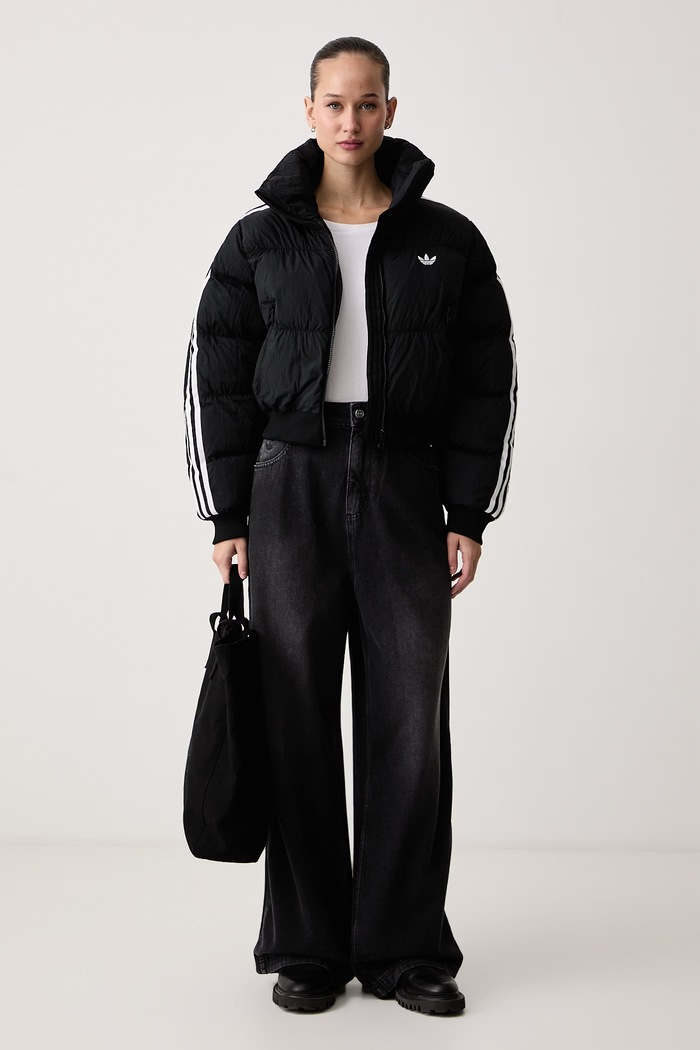 adidas Originals Jeansy relaxed fit damskie Adilenium Season 6 Baggy Denim LH1953 czarny AW26