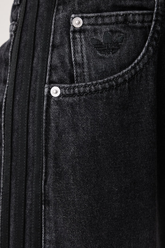 Jeansy relaxed fit damskie Adilenium Season 6 Baggy Denim adidas Originals czarny LH1953