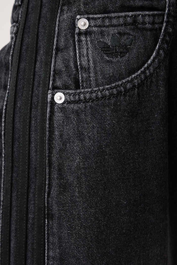 Jeansy relaxed fit damskie Adilenium Season 6 Baggy Denim adidas Originals czarny LH1953