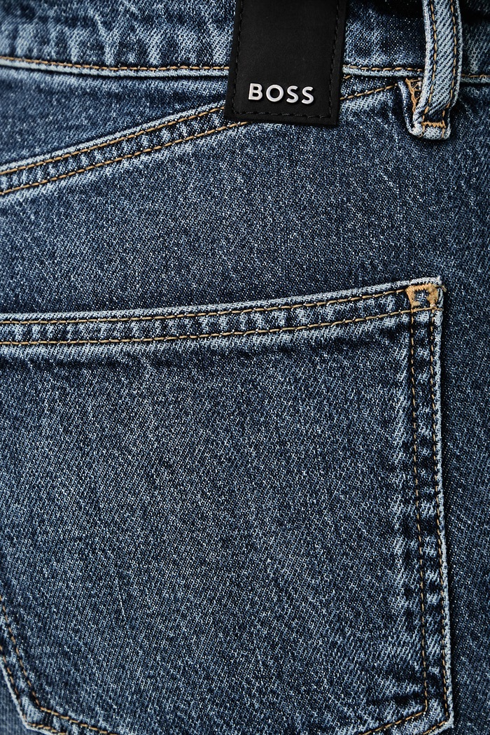 Дънки straight дамски PARKWAY-SLIM STR 2.0 BOSS 50569576 тъмносин