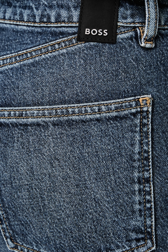 Дънки straight дамски PARKWAY-SLIM STR 2.0 BOSS 50569576 тъмносин
