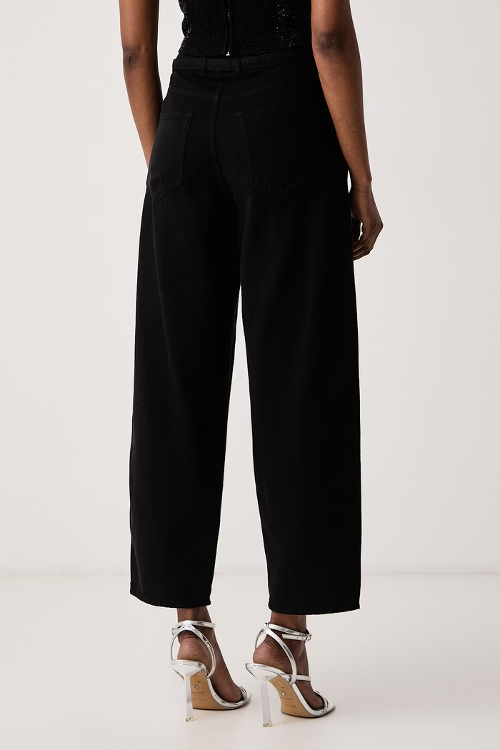 Odzież Pinko Jeansy relaxed fit damskie 107932.A3Q2 czarny