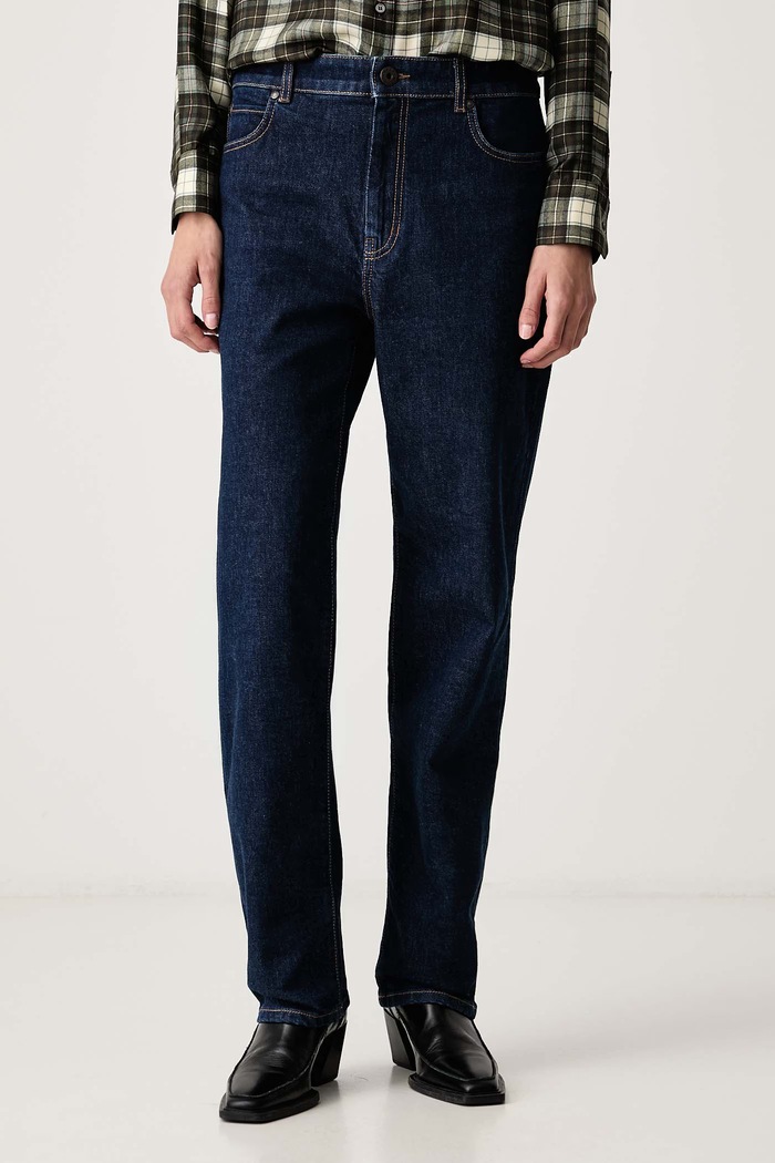 Weekend Max Mara Jeansy straight damskie WKDLINCE niebieski 2625186012600