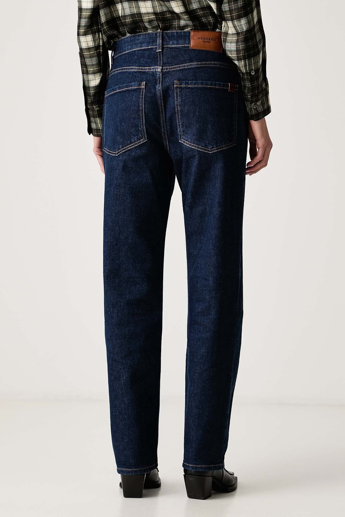 Odzież Weekend Max Mara Jeansy straight damskie WKDLINCE 2625186012600 niebieski